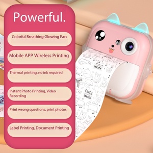 Instant <b>Printing</b> <b>Camera</b> Children's Birthday Gift Boys Girls Video Photography Digital <b>Camera</b> Toy Mini Thermal Printer - Product Image 2