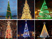 Riesiger Kommerzieller Outdoor-LED-Weihnachtsbaum/Halloween-Baum mit IP65-Schutzklasse für Einkaufszentren