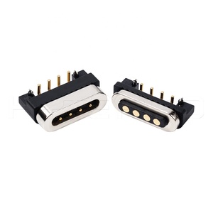HytePro Nhà Cung Cấp Đầu Nối Kết Nối Tự Giao Phối Pin Pogo 4 Chấu Gắn Pcb Góc Phải - Product Image 5