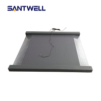Balance au sol 2T 3T avec rampe Grande plate-forme Balance électronique au sol pour animaux d'élevage Balance à profil bas