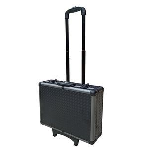 Custodia personalizzata nera in lega di alluminio ABS porta attrezzi EVA e metallo con serratura per un comodo trasporto e un deposito sicuro - Product Image 2