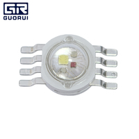 Diodes LED haute puissance GUORUI, puces RGBW 4 en 1, 2W, 4W, 8W, 12W, puces LED RGBW super lumineuses haute puissance, diode PLCC-8 pour éclairage de scène