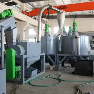 PP PE LLDPE plastic film bag agricultural film washing line crushing dewater recycling machine