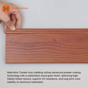 Panneaux <span class=keywords><strong>de</strong></span> bardage en aluminium imitation bois - Product Image 4