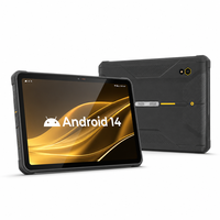 Tablette robuste de 11 pouces, Android, GPS, tablette d'extérieur, IP68, étanche, PC industriel, batterie 10000 mAh, charge rapide 33 W, 8 Go, 128 Go