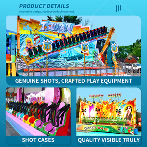 Manèges Crazy Wave certifiés CE, manèges <span class=keywords><strong>de</strong></span> parc <span class=keywords><strong>d</strong></span>'attractions sûrs et divertissants pour enfants et adultes dans les parcs à thème en plein air, les fêtes foraines et les stations balnéaires - Product Image 6
