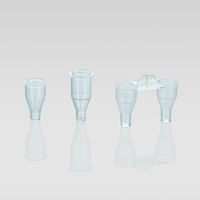 Accessoires à Double canal, tasse d'échantillon en plastique, cuvette pour appareil allemand TECO Cruor
