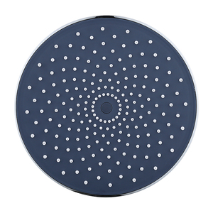 Ensemble de douche de forme ronde SH-20063 Pommeau de douche supérieur en ABS gris foncé chromé - Product Image 1