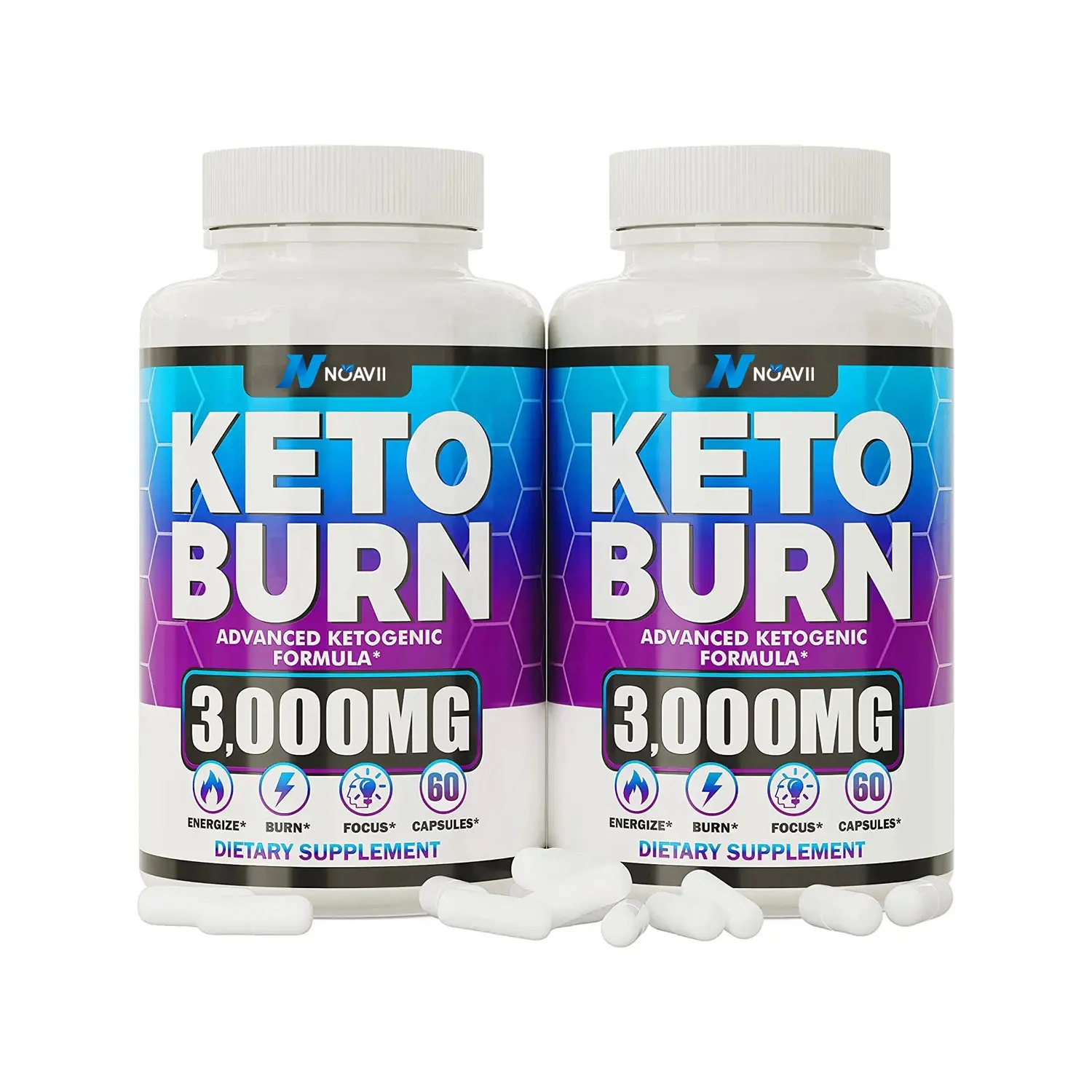 Keto-Pastillas de dieta para mujeres y hombres, suplemento para controlar la pérdida de grasa de peso, Ultra rápido, Max Keto