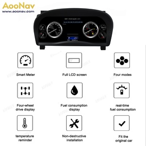 แผงหน้าปัดดิจิตอล LCD ขนาด12.3นิ้วสำหรับ Toyota Alphard Vellfire 30ซีรีส์2015-2018สเตอริโอเครื่องเล่นแดชบอร์ดลินุกซ์ - Product Image 2
