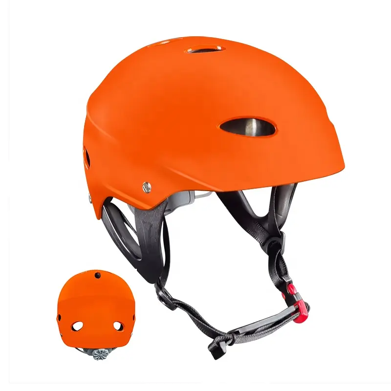 Kano su Rafting kayık CE test güvenlik kaskları ABS kabuk yumuşak EVA köpük ayarlanabilir astar su sporları kask