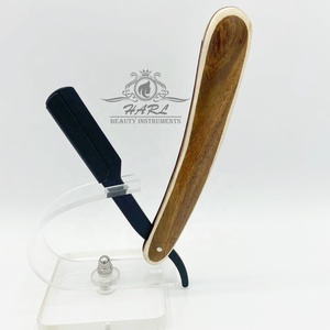 Maquinilla de afeitar en húmedo para hombre de una sola hoja Nueva maquinilla de afeitar de seguridad de acero inoxidable no desechable para uso en barbería - Product Image 2