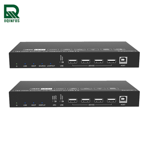 ชุดส่งสัญญาณภาพและเสียง HDMI KVM Extender 18Gbps HDBaseT3.0 ระยะ 100 เมตร ผ่านสาย CAT6A รองรับความละเอียด 4K60Hz <span class=keywords><strong>4</strong></span>:<span class=keywords><strong>4</strong></span>:<span class=keywords><strong>4</strong></span> HDR ARC แบบสองทิศทาง พร้อมระบบ PoC - Product Image 1