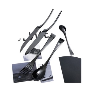 ช้อนสแตนเลสชุบทอง ดีไซน์หรูหรา สำหรับใช้บนโต๊ะอาหารในงานเลี้ยง - Product Image 5