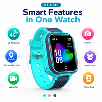 Jam Tangan GPS Anak dengan Panggilan Video, Kamera 0.3MP, Layar IPS, Tahan Air IP67 untuk Penggunaan di Taman Bermain, Kustomisasi MOQ Fleksibel