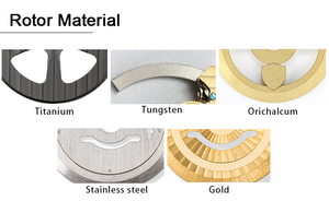 Rotor de montre mécanique personnalisé, accessoire, mouvement Miyota 9015, rotor, technologie d'usinage de haute précision, texture décorative - Product Image 6