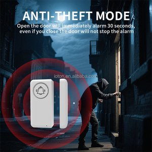 IOTON Tuya WiFi <b>Door</b> <b>Sensor</b> With Alarm & Window Detection Battery Powered Bar Design for Home Security Alexa Google Compatible O - Product Image 4