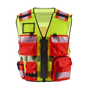 Gilet de sécurité réfléchissant pour <span class=keywords><strong>ambulance</strong></span>, disponible en tailles personnalisées, durable, pour médecins et ambulanciers - Product Image 5