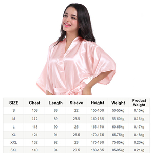 Di lusso all'ingrosso <span class=keywords><strong>vestaglia</strong></span> da damigella abiti da sposa morbidi abiti di raso liscio di lusso con logo stampato digitale pigiami da <span class=keywords><strong>donna</strong></span> - Product Image 3