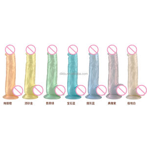 हॉट सेलिंग वयस्क खिलौने पुरुषों और महिलाओं के मोती रंगों के लिए बड़े pvc डिल्डो सेक्स उत्पाद - Product Image 6