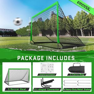 <span class=keywords><strong>But</strong></span> <span class=keywords><strong>de</strong></span> <span class=keywords><strong>football</strong></span> 6x4 pieds pour la cour, filet <span class=keywords><strong>de</strong></span> <span class=keywords><strong>football</strong></span> portable, grands buts <span class=keywords><strong>de</strong></span> <span class=keywords><strong>football</strong></span> pliables avec sac <span class=keywords><strong>de</strong></span> transport pour enfants, jeunes, adolescents, sports - Product Image 2