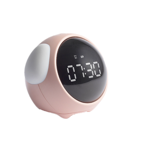 Veilleuse avec expression mignonne Émotion Réveil Lumière à commande vocale Électronique grand public multifonctionnelle - Product Image 1