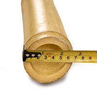 Fournisseur d'usine – Poteau en bambou Tonkin écologique, jaune naturel, grande taille 60-520 cm, pour usage agricole/landais, support de cage à tomates