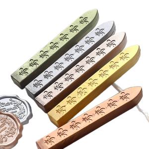 Bâtons de cire à cacheter motif iris pour gaufrage et impression, fournitures pour journalisation de mariage - Product Image 5