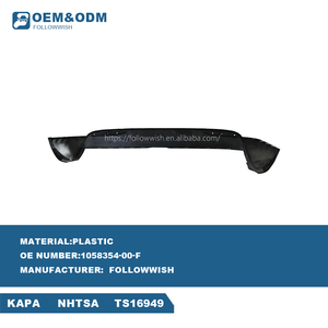 Followwish Modèle X 2016-2021 Voiture Durable Résistant Aux Chocs Corps Remplacer Pièce 1058354-00-F PARE-CHOCS ARRIÈRE FASCIA INFÉRIEUR pour Tesla - Product Image 2