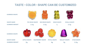 Trên bán đêm tốt đường Melatonin Gummies Thảo Dược Chăm sóc sức khỏe bổ sung cho hệ thống miễn dịch điều chỉnh giấc ngủ chất lượng cải thiện - Product Image 2