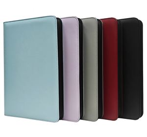 Kpop Game Trading Card Binder Custom 9 <b>Pocket</b> PP Covered Leather Cover A6 Size Holds 360 MTG YGO Cards-Factory Produced - Product Image 4