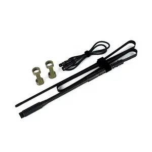 YAKIEDA Tactical Gear Headset Acessórios 1:1 Escala Modelo PRC-152 148 Rádio Pés-ganho Dobrável Manequim Antena Tática