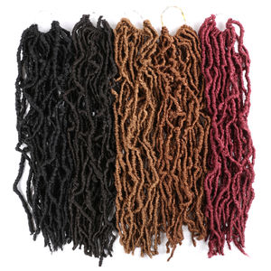 En gros, Nouveaux Soft Locs Gypsy au crochet, Cheveux à tresser ondulés pré-bouclés, Dreadlocks, Faux Locs bouclés Goddess, Cheveux au crochet - Product Image 4