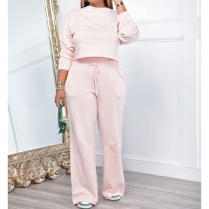 Hoge Kwaliteit Beroemde Merk Casual Gebreide Warm, Sets Borduurwerk Logo Originele Designer Vrouwen Sport Kleding Sets/ - Product Image 6