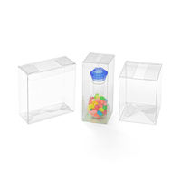 PET Transparente Box PVC Klare Kunststoff-Verpackungsbox Automatischer Boden Klare Kunststoff-Verpackungsbox