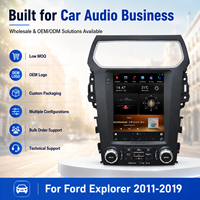 Autoradio Android 9,7 pouces avec écran tactile GPS et navigation multimédia spécifique au véhicule pour Ford Explorer 2011-2019
