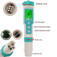 Kit de testeur de qualité de l'eau numérique multifonction avec écran LCD, nouvelle génération, pour l'analyse physique de l'eau potable
