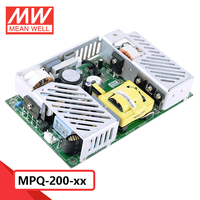 Alimentation à découpage originale Mean Well série MPQ-200 200W, 1 à 4 sorties, type médical, tensions -15V/-12V/-5V/5V/12V/15V/24V