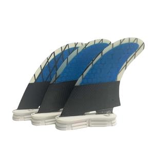 Quilhas FS2 <span class=keywords><strong>Twin</strong></span> Tabs II Verde/Azul K2.1 de Fibra de Carbono para <span class=keywords><strong>Surf</strong></span> - Product Image 1
