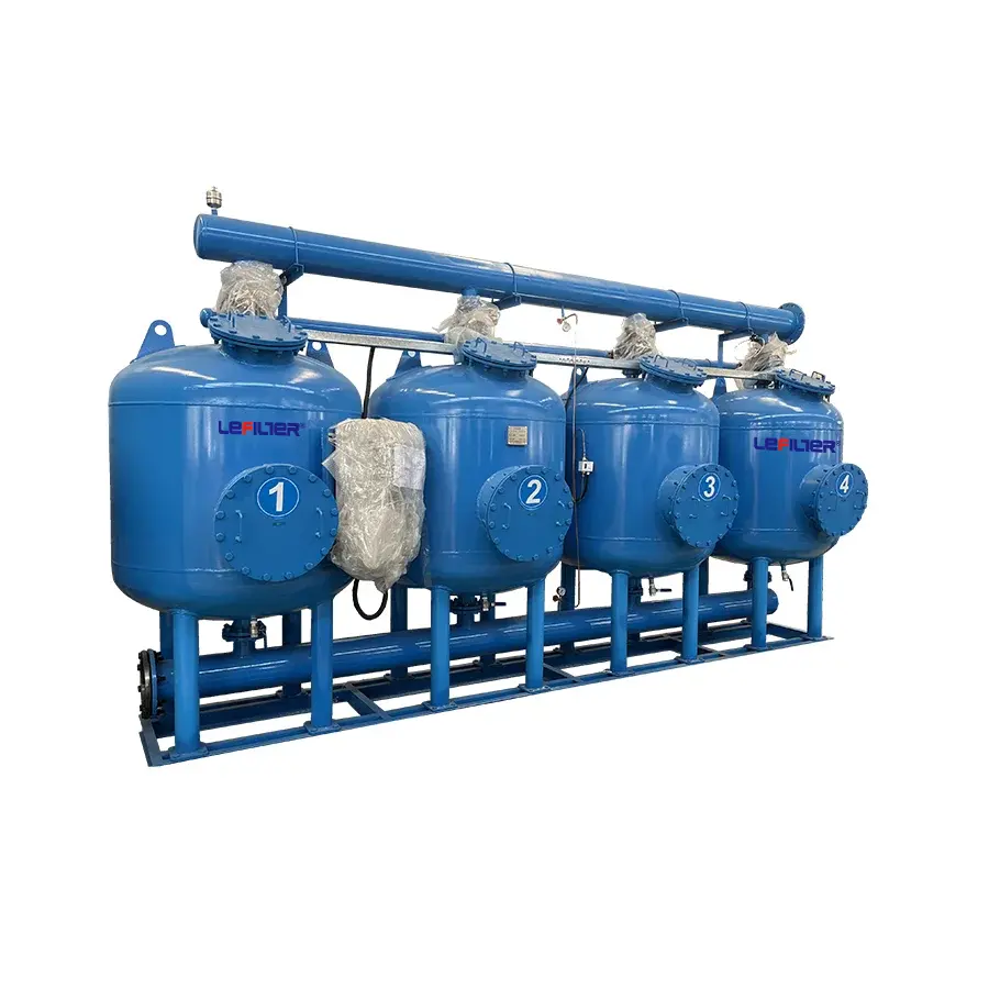 Iron removal Manganese sand filter for High quality water treatment Plant