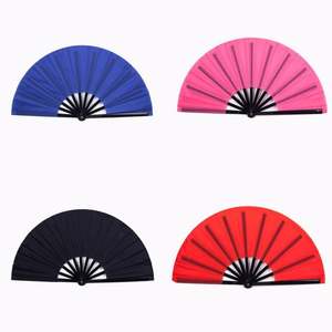 Custom Cartoon Style Chinese Metal <b>Folding</b> Hand Fan-13 Inch Multifunction Performance Fan Silk <b>Screen</b> Printing Laser Engraving - Product Image 4