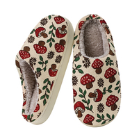 Chaussons classiques unisexe en coton écologique légers style hôtelier, décontractés et plats à enfiler pour l'intérieur, automne/hiver
