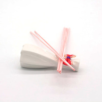 Bâtonnets diffuseurs parfumés pour la maison en fibre de polyester durable et colorée de 3 mm x 20 cm, absorbeurs de parfum