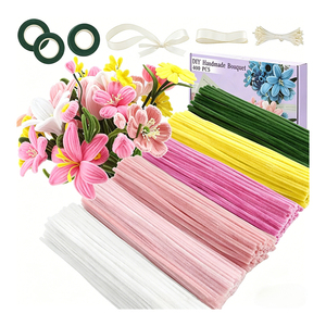 Creative DIY Craft Supplies Kit TOYSRUNNER Colorful Iron <b>Wire</b> Pipe Cleaner Material for Kids Educational Ribbon Tape <b>Crafting</b> - Product Image 5