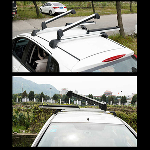 Estante de esquí para techo de coche, soporte de Snowboard Universal de aluminio OEM, directo de fábrica - Product Image 4
