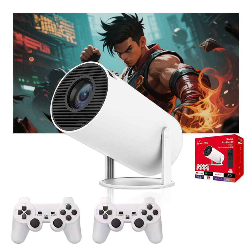 Hy 300小型フルHDホームシアターProyector 1080p Android 12