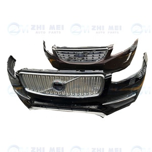 Para Volvo con XC60 <span class=keywords><strong>XC90</strong></span> conjunto de parachoques delantero de coche accesorios exteriores Material parrilla parachoques delantero y trasero autopartes - Product Image 3