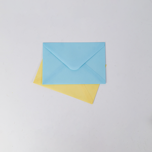 Tarjetas de cumpleaños de felicitación de papel plegado personalizado con sobres en blanco azules y amarillos, diferentes tipos de colores - Product Image 6