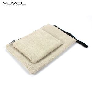 Sac à monnaie en lin vierge pour transfert thermique, sac à monnaie en lin pour sublimation DIY - Product Image 4