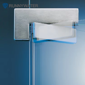 최고 판매 프레임리스 유리문 스테인리스 스틸 클램프 고정 힌지 L자형 상단 패치 피팅 제조업체 - Product Image 4